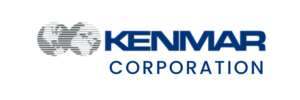 Kenmar Corporation logo with stylized graphic