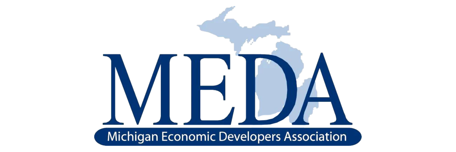 Michigan Economic Developers Association logo with state map.