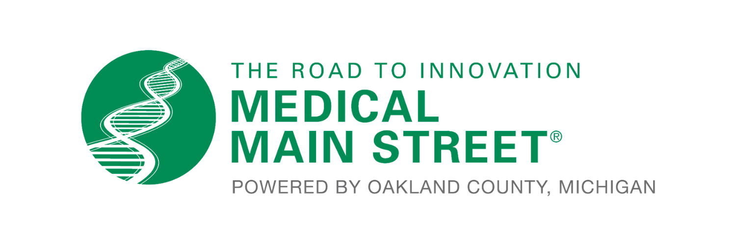 Medical Main Street logo with DNA graphic.